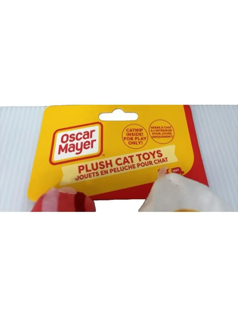 Oscar Mayer Bacon Egg Cat Toys with Catnip Fun Pet Toy Set for Cats NEW
